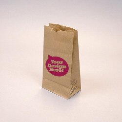 Custom-Printed Natural Kraft 6-lb G